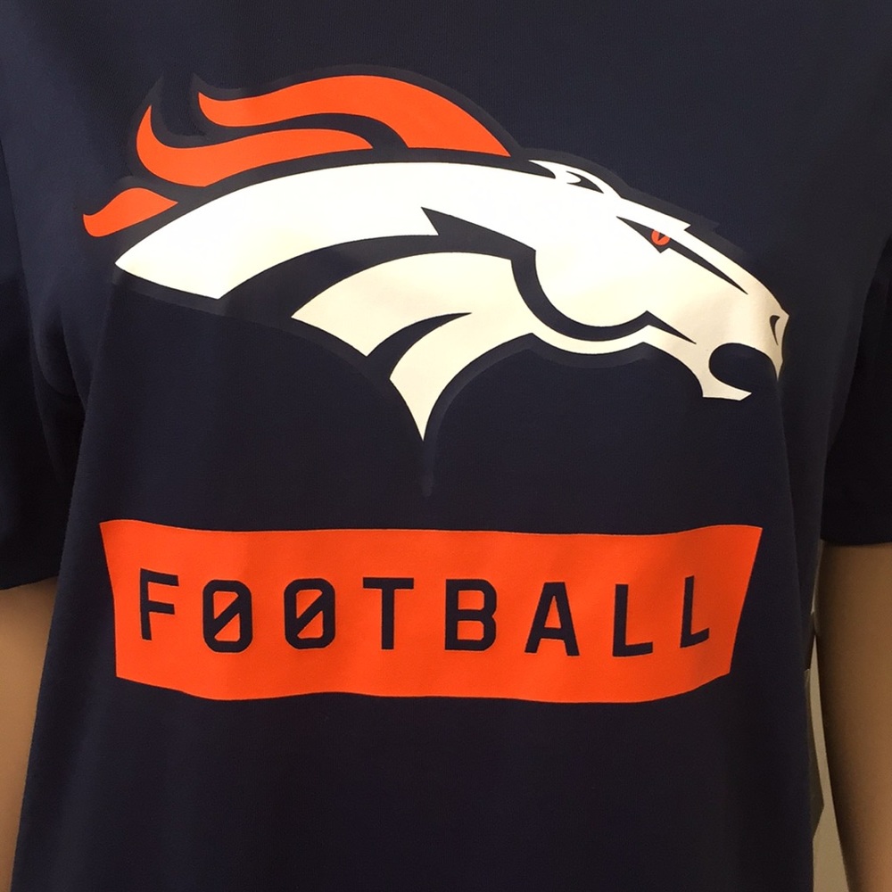 New Denver Broncos Football Nike Dri fit T-shirt - Picture 2 of 7